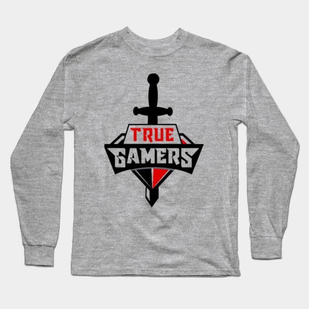TrueGamers Long Sleeve T-Shirt by GeekyGaming